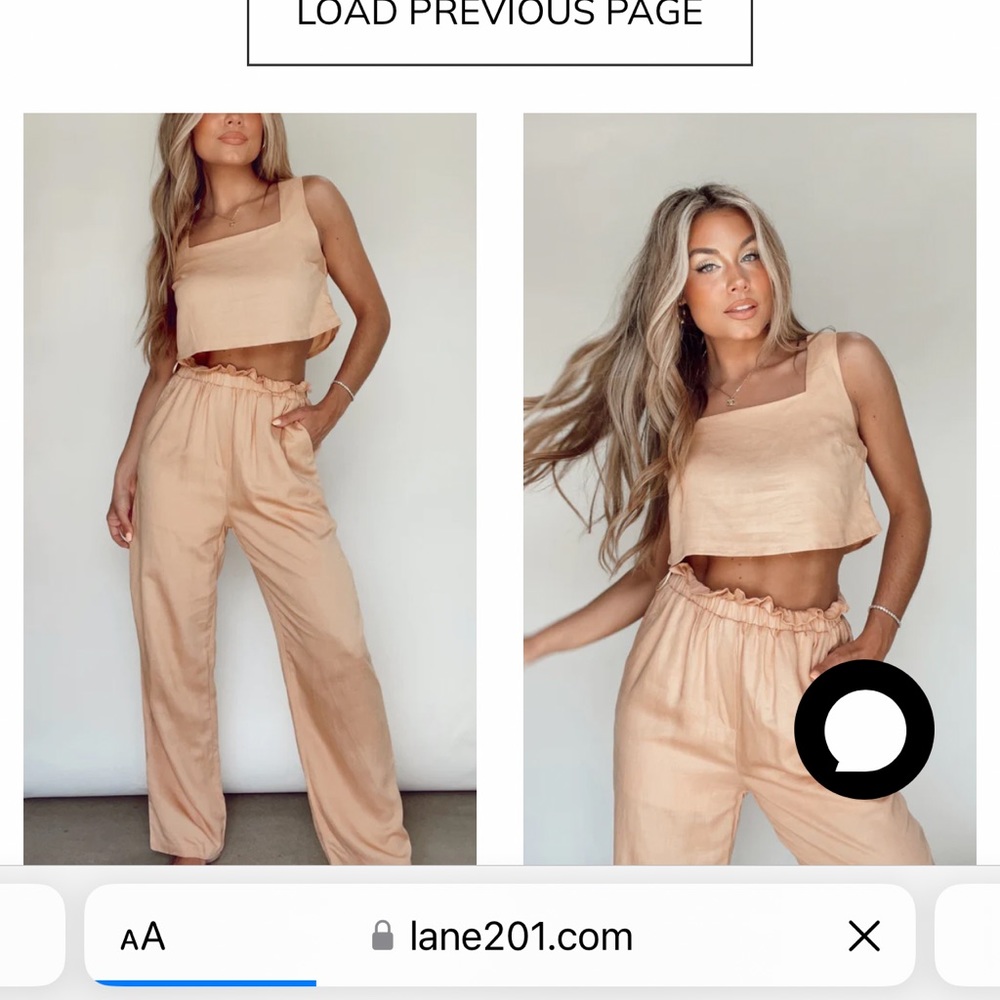Lane 201 two piece set, worn once
